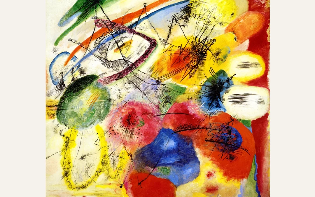 Carré 90 Kandinsky – Black lines
