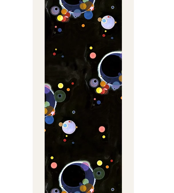 Echarpe 140 Kandinsky – Several circles