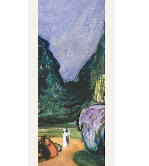 Echarpe 140 Munch – Nuit d&rsquo;été