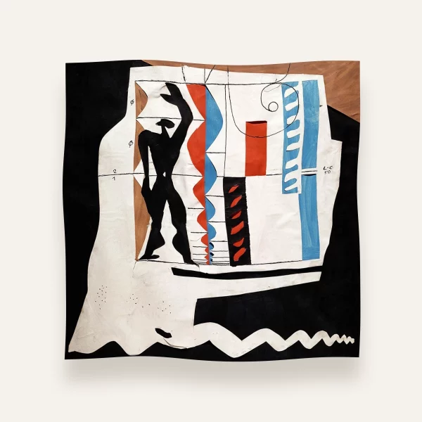 Le Corbusier Silk Square – Modulor