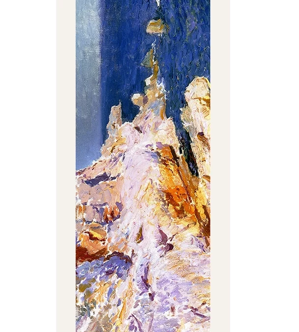 Echarpe 140 Sorolla – Rochers de Jaeva et canots blancs