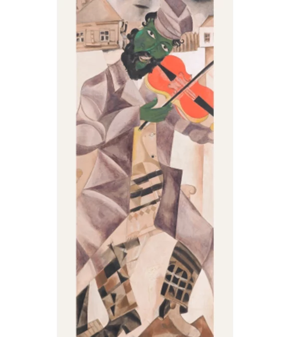 Chagall Music scarf 140