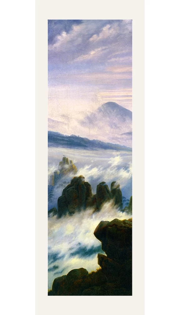 Friedrich Silk Scarf – Wanderer above the Sea of Fog