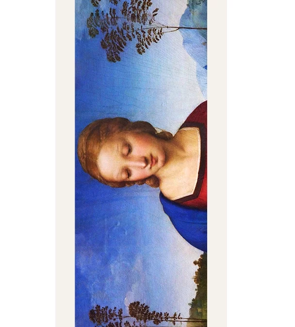 Echarpe 140 Raphaël – La vierge au chardonneret