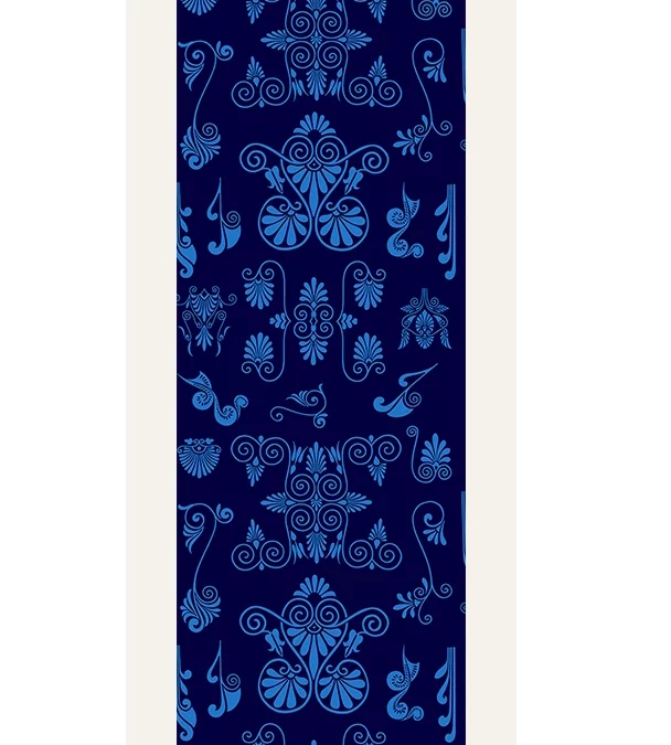 Echarpe 140 Palmettes grecques