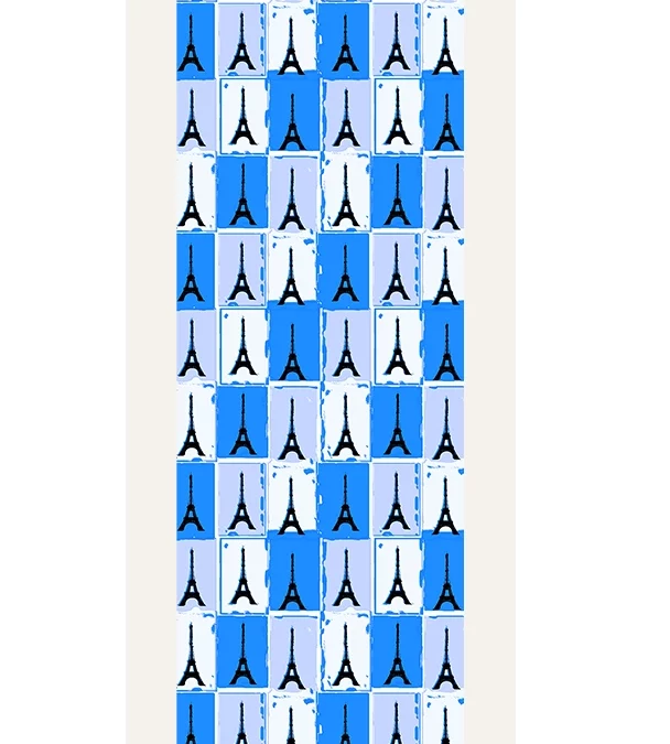 Echarpe 140 Tour Eiffel – Damiers