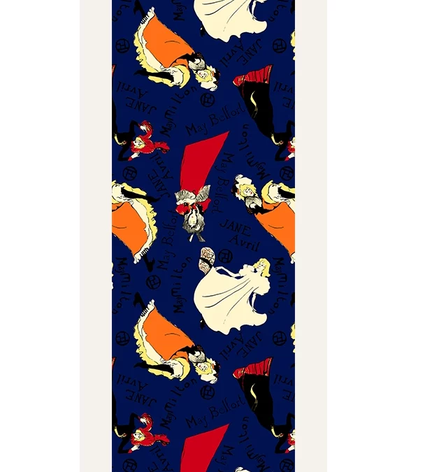 Echarpe 140 Toulouse Lautrec – Jane Avril