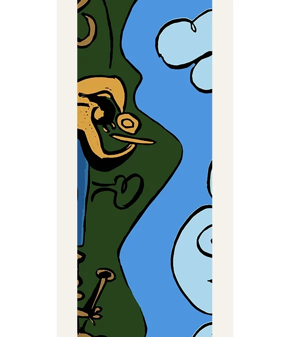 Picasso Fauns and Goat scarf 140