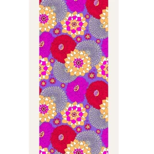 Foulard, écharpe de soie Leleu - Fleurs