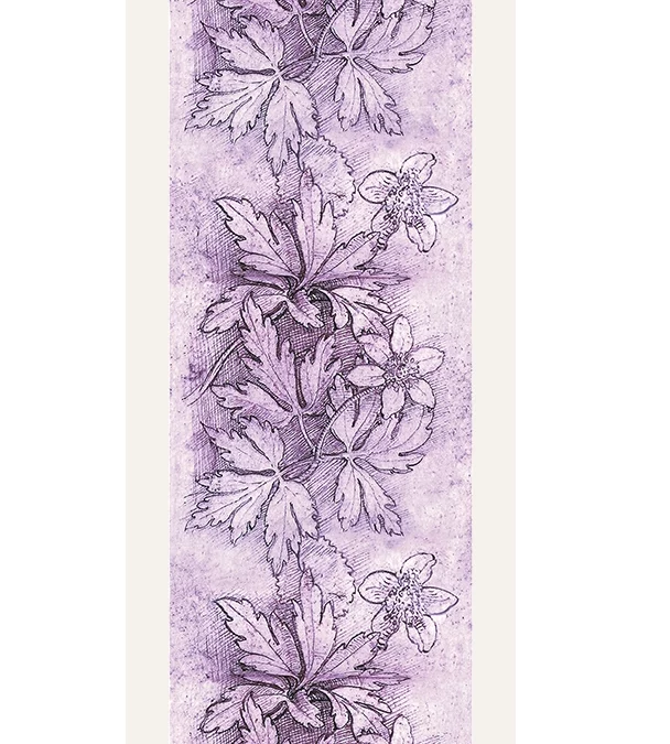 Echarpe 140 De Vinci Léonard – Anémones en fleur