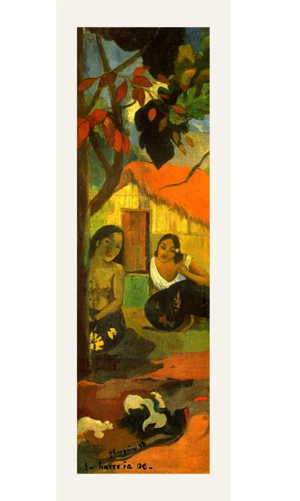 Echarpe 140 Gauguin - Femme aux fruits