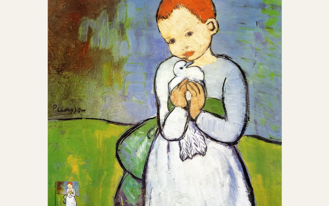 Carré 90 Picasso – L’enfant à la colombe