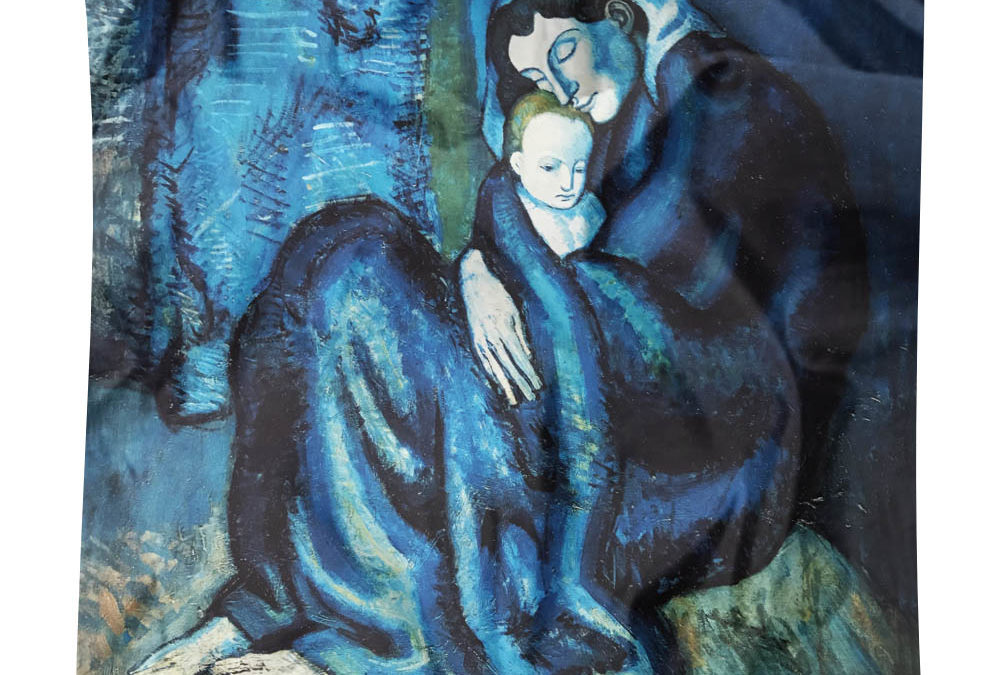 Carré 90 Picasso – Mère et enfant, période bleue