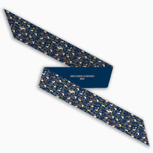 Twill Silk Ribbon – Medieval Landscape