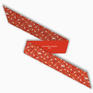 Twill Silk Ribbon – Medieval Landscape