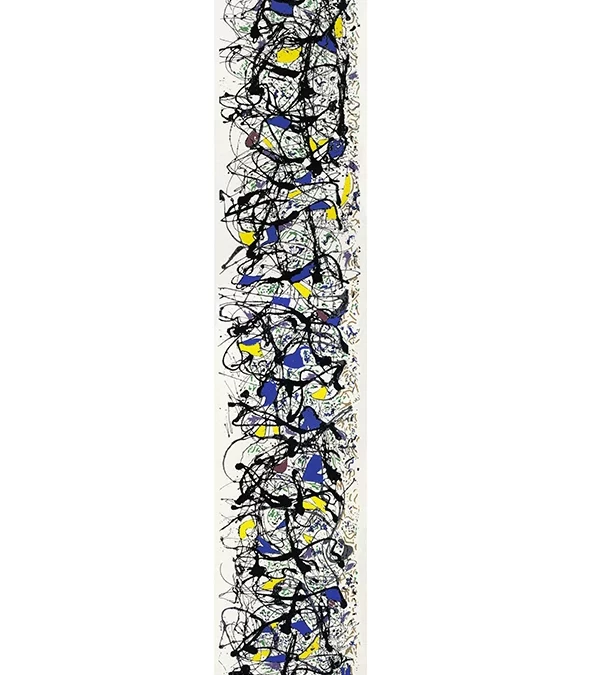 Pollock Summertime number 9A scarf 180