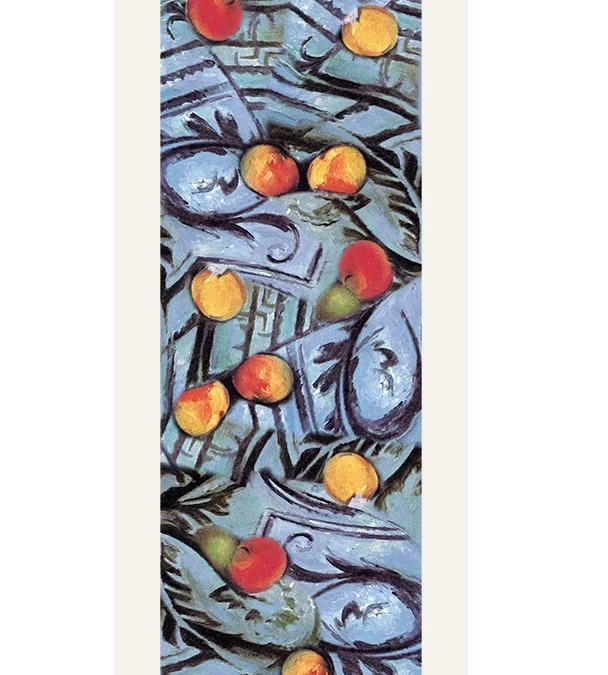 Echarpe 140 Cézanne – Nature morte avec menthe poivrée