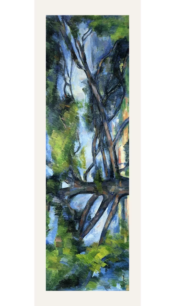 Foulard, écharpe de soie Brochier Soieries Cézanne - Le grand pin