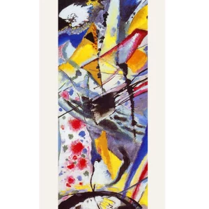 Echarpe 140 Kandinsky - Etude pour une peinture murale