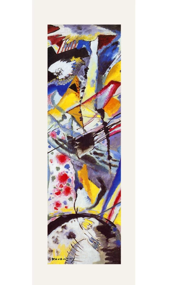 Foulard Echarpe de soie Kandinsky