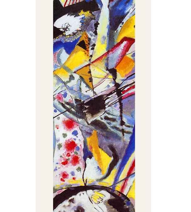 Echarpe 140 Kandinsky – Etude pour une peinture murale