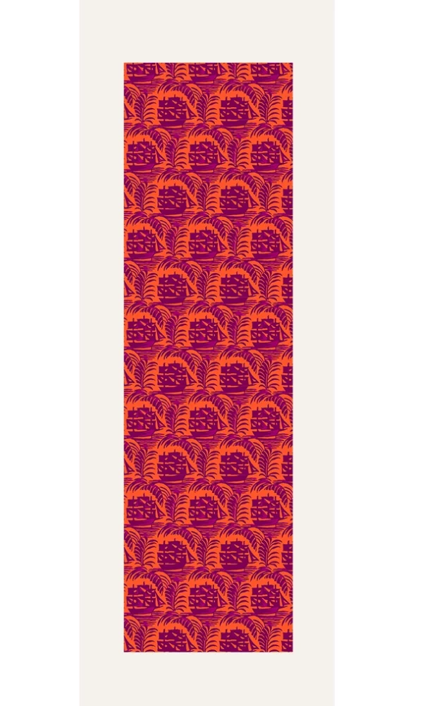 Foulard, écharpe de soie Brochier Soieries Raoul Dufy - Bateaux et palmiers