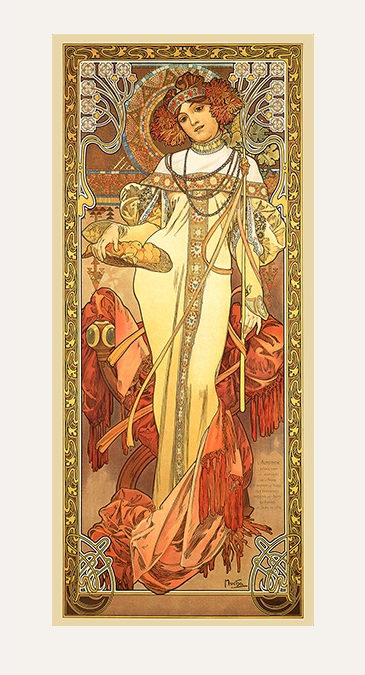 Echarpe 160 Mucha – Automne