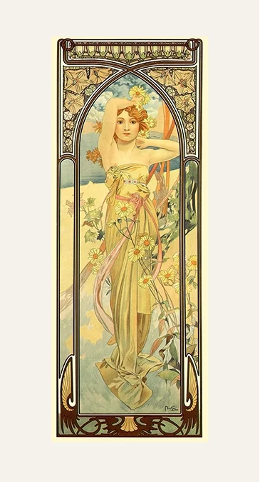 Echarpe 160 Mucha – Luminosité du jour