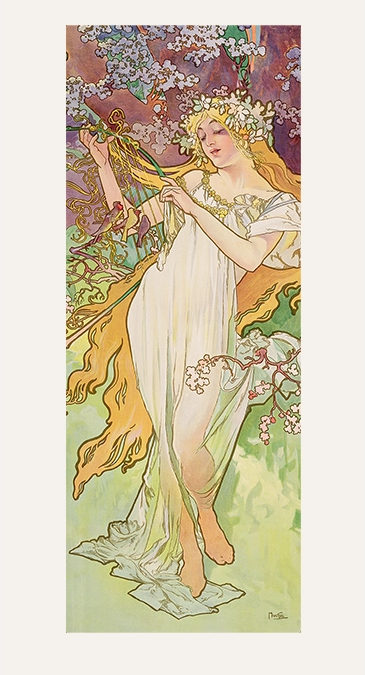 Echarpe 160 Mucha – Printemps