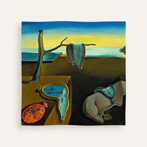 Carré de soie Brochier Soieries Dalí – La persistance de la mémoire