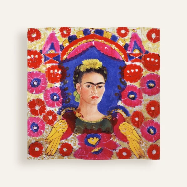Square silk scarf with Frida Kahlo artwork – The Frame