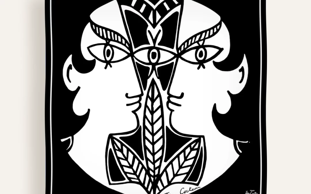 Cocteau The Ancient Theatre scarf 100