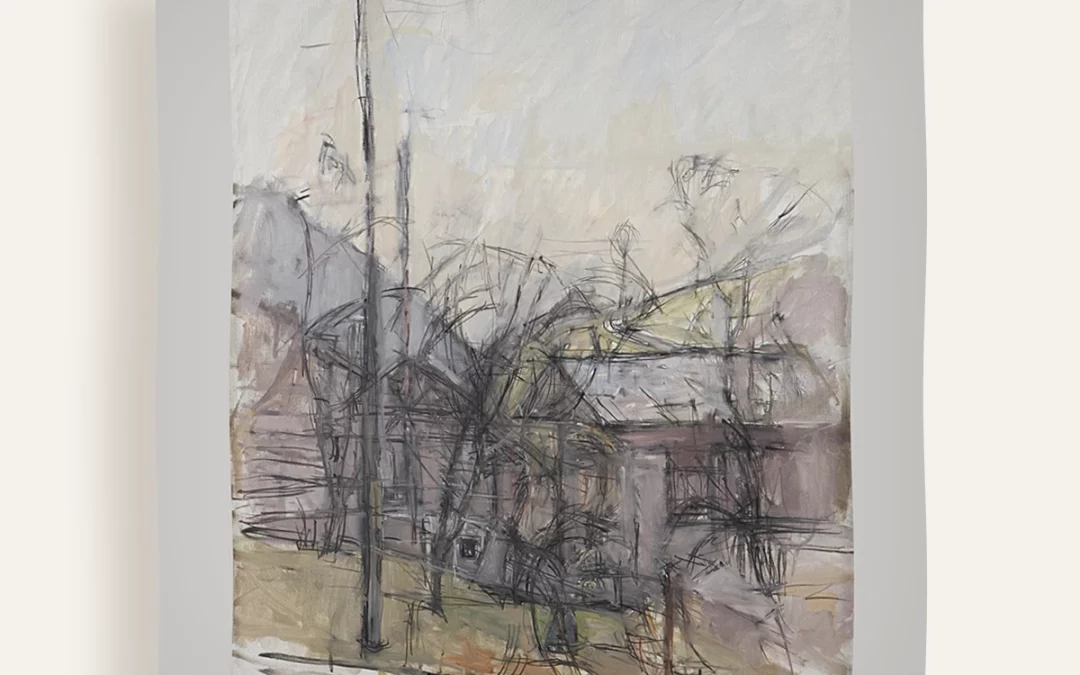 Carré 90 Giacometti – Paysage aux maisons