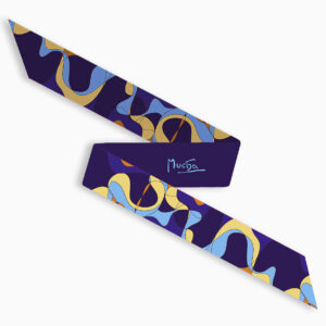 Silky, ruban de soie Mucha - Chocolat