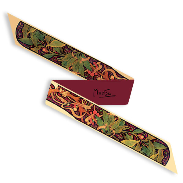 Mucha twill Silk Ribbon – Zodiac