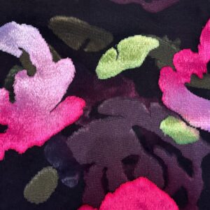 Velvet silk scarf  - Monet - Soir