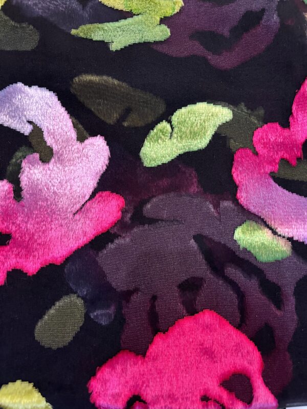 Velvet silk scarf  - Monet - Soir