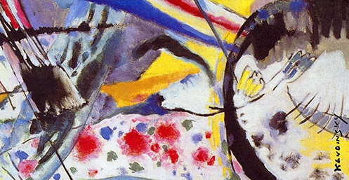 Extrait de l'oeuvre de Kandinsky