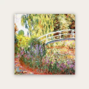 Carré en soie Le bassin aux nymphéas de Claude Monet